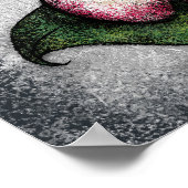 ハナミズキの花のポスターウォールアート ポスター (角)