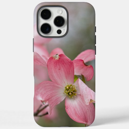 ハナミズキの花の自然ピンクiPhoneケース Case-Mate iPhoneケース (裏面)
