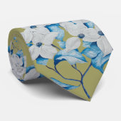 ハナミズキの花をネクタイで ネクタイ (ロール)