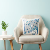 ハナミズキの花を装飾用クッション クッション (椅子)