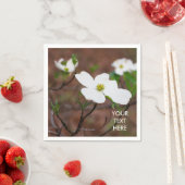 ハナミズキの花開花紙ナプキン スタンダードカクテルナプキン (インサイチュ)