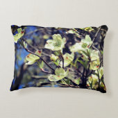 ハナミズキの花 アクセントクッション (裏面)