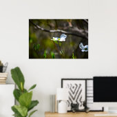 ハナミズキの花 ポスター (ホームオフィス)