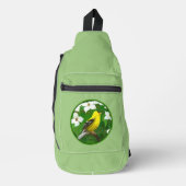 ハナミズキの金魚オリジナルバードアート スリングバッグ (正面)