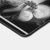 ハナミズキは白と黒に咲パーソナライズされたく デスクマット (コーナー)