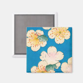 ハナミズキプリント マグネット (正面/裏面)