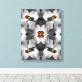 ハナミズキ花のラディバグ抽象芸術自然 キャンバスプリント (インサイチュ (ウッドフロア))