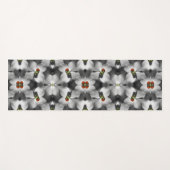 ハナミズキ花のラディバグ抽象芸術自然 ヨガマット (正面(横))