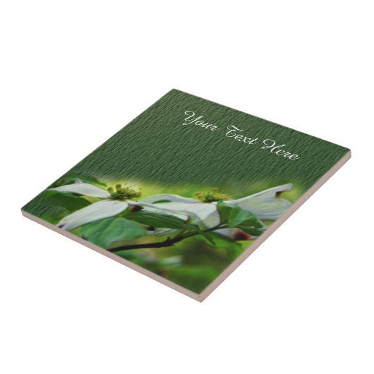 ハナミズキ花の芸術 タイル (側面)