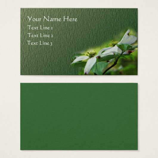 ハナミズキ花フローラ (正面&裏面)