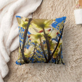 ハナミズキ クッション (ブランケット)