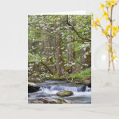 ハナミズキ |テ素晴らしネシー州スモークマウンテン カード (黄色い花)