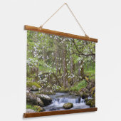 ハナミズキ |テ素晴らしネシー州スモークマウンテン 吊り下げ型タペストリー (傾斜あり)