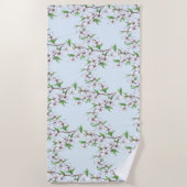 ハナミズキ ビーチタオル (正面)