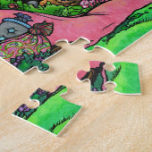 ハナリン著プリンセスのベビーのファンタジーの庭 ジグソーパズル (側面)