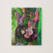 ハナリン著プリンセスのベビーのファンタジーの庭 ジグソーパズル (縦)