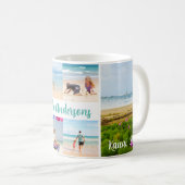 ハナリーベイカウアイビーチ&ボート4フォトトラベル コーヒーマグカップ (正面右)