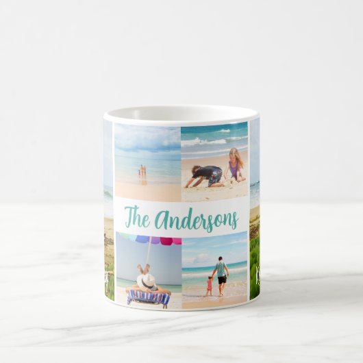 ハナリーベイカウアイビーチ&ボート4フォトトラベル コーヒーマグカップ (中央)