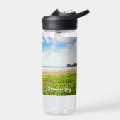 ハナリーベイ，カウアイ・ハワイ朝顔の花 ウォーターボトル (左面)