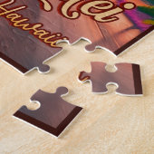 ハナレイカウアイハワイレトロボルケーノロード1950s ジグソーパズル (側面)