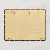 ハナレイカウアイハワイレトロボルケーノロード1950s ポストカード (裏面)