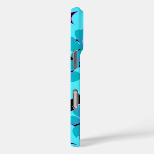 ハナレイハワイアンハイビスカスフローラティール（緑がかった色） Case-Mate iPhoneケース (裏面 / 右)