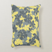 ハナレイハワイアンハイビスカス迷彩柄フローラ アクセントクッション (正面(垂直))