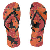 ハナレイハワイアンハイビスカス迷彩柄フローラ ビーチサンダル (ソール)