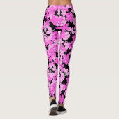 ハナレイハワイアンハイビスカス迷彩柄フローラ レギンス (裏面)