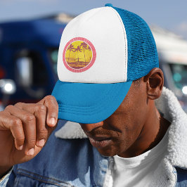 ハナレイベイカウアイヴィンテージビーチサンライズサーフ キャップ