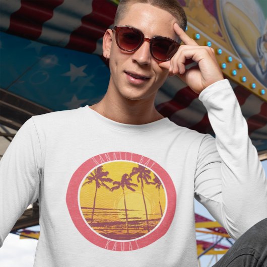 ハナレイベイカウアイヴィンテージビーチサンライズサーフ スウェットシャツ