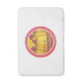 ハナレイベイカウアイヴィンテージビーチサンライズサーフ バスマット (正面縦)