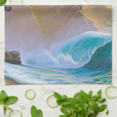 ハナレイベイビーチサーフ キッチンタオル (折り畳み)