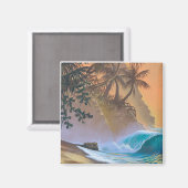 ハナレイベイビーチサーフ マグネット (正面/裏面)