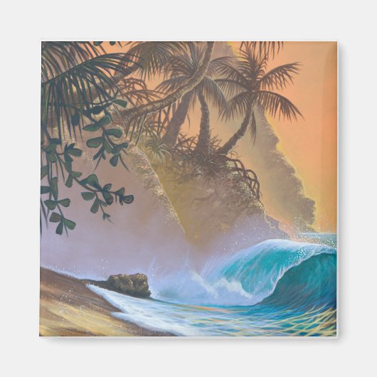 ハナレイベイビーチサーフ マグネット (正面)