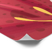 ハナレイベイビーチハワイ旅行ポスター ポスター (角)