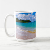 ハナレイ湾の海岸風景 コーヒーマグカップ (左)