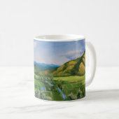 ハナレーバレーハワイ油彩画 コーヒーマグカップ (正面右)