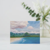 ハナレーベイハワイ絵画ズ ポストカード (スタンド正面)