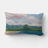 ハナレーベイハワイ絵画ズ ランバークッション (裏面)