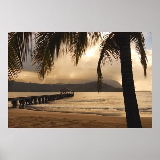 ハナレーベイ – カウアイ、ハワイ ポスター (正面)