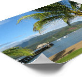 ハナレーベイ&ピアカウアイ,ハワイ ポスター (角)