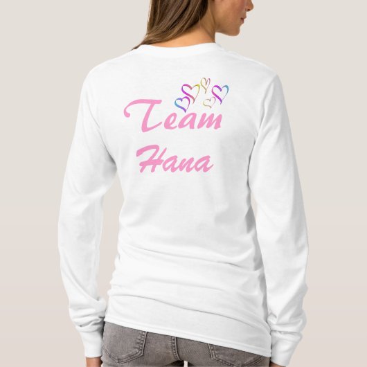 ハナ Tシャツ (裏面)