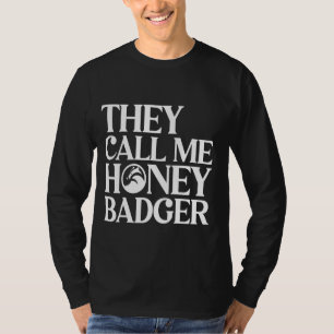 ハニおもしろいツBと呼ばれるハチバガー好き Tシャツ
