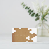 ハニカオーガニックム |ナチュラルビジネス 名刺 (スタンド正面)