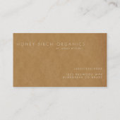 ハニカオーガニックム |ナチュラルビジネス 名刺 (裏面)