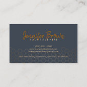 ハニカオーガニックンビーファーム養蜂海軍 名刺 (裏面)