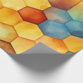 ハニカカラフルム ラッピングペーパー (角)