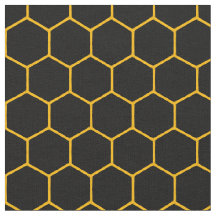 ハニカシンプルンパタエレガントーンブラックイエロー
