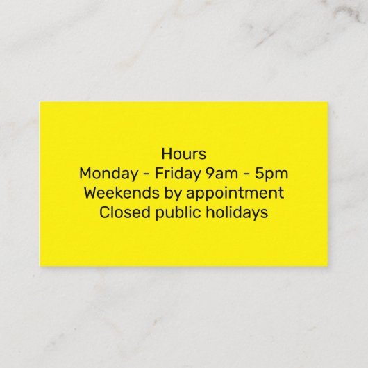 ハニカスタムカムフレーム養蜂家アメリカンサイズ 名刺 (裏面)